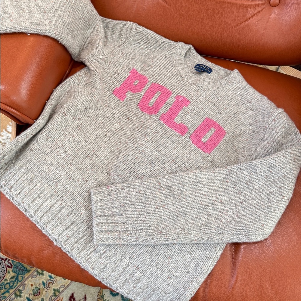 Wool blend POLO donegal sweater
Girls size XL/TG (16)
Worn only once